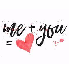 me and you is love watercolor typography postcard zazzle com cute quotes citation saint valentin dicton amour produits oz portfolio series peinture acrylique coloriage de
