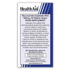 Glucosamine Sulphate 500mg Tablets – HealthAid®