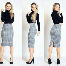 Women S Work Outfits Pinterest Womenworkoutfits Casual Skirt Outfits Work Outfits Women Professional Attire