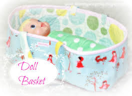 Mommy Sew Pretty Doll Carry Basket