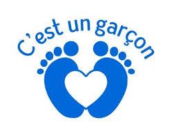 C'est un garçon naissance maternité grossesse message - Etsy France