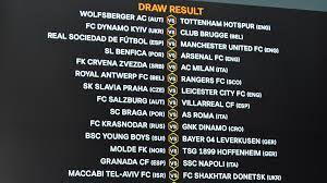 Europa league 2020/2021 scores, live results, standings. Uefa Europa League Draws Uefa Com