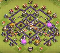 The large compartment has town hall along with mortar and air defense. Base Coc Th 7 Defense Terbaik Untuk Clan War