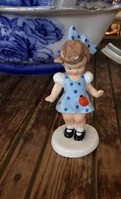 Ritka vintage jelzett bodrogkeresztúri porcelán kaspó. Krizantina A Vasarfigyelo Bodrogkereszturi Katicas Kislany