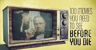 If there are 100 movies you should see before you die basically, the world believes it should be these. Complex 100 Movies You Need To See Before You Die