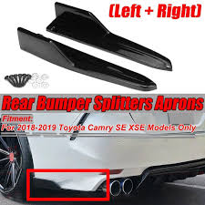 2002 2006 toyota camry rear exhaust flex pipe factory (fits: 2pcs Rear Bumper Lip Splitters Side Corner Aprons Durable Quality For Toyota Camry Se Xse 2018 2019 Buy At A Low Prices On Joom E Commerce Platform