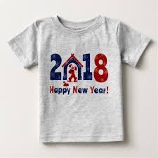 2018 Year Of The Dog Baby T Shirt New Year S Eve Happy New Year Designs Party Celebration Saint Sylvester S Day Top Baby Products Baby Tshirts T Shirt