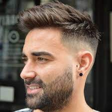 Bald Fade With Beard Menshairstyles Mens Haircuts Fade Beard Fade Fade Haircut Styles