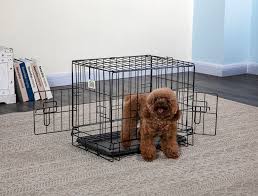 This will also give them some exercise before having a nice rest in their safe haven. Go Pet Club Mld 24 24 In Metal Dog Crate With Divider Walmart Com Walmart Com