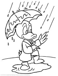All picture umbrella coloring page pages kids color printable. Preschool Coloring Pages Of Ducks With Umbrellas Coloring Home