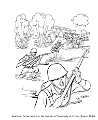 Print out army gi wwii pacific theater. World War 2 Coloring Pages Free Printable