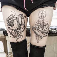 Get it as soon as wed, feb 24. Tattoos And Beards Tattoo Tattoos Blackwork Thigh Octopus