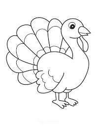 This turkey coloring sheet is for a friendly turkey that is sure to make a kid smile. 46 Best Turkey Coloring Pages For Kids Of All Ages Free Printables Turkey Coloring Pages Fall Coloring Pages Coloring Pages