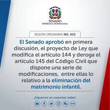 Busca vuelos república dominicana con skyscanner. Senado De Republica Dominicana Aprueba Proyecto De Ley Que Modifica Eliminacion Del Matrimonio Infantil