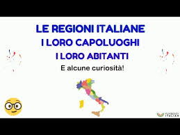 Le regioni d'italia costituiscono il primo livello di suddivisione territoriale dello stato italiano nonché un ente pubblico dotato di autonomia politica e amministrativa sancita e limitata principalmente dalla costituzione della repubblica italiana (art. Le Regioni Italiane I Loro Capoluoghi I Loro Abitanti E Alcune Curiosita Youtube
