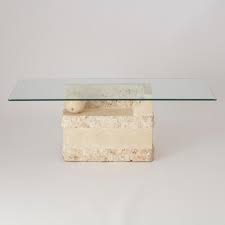 2021 popular stone and glass coffee tables. Glass Top Stone Effect Coffee Table Slightly Nibbled Glass Au