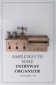 Diy Entryway Organizer For 10 As You See On Etsy For 90 Diy Entryway Entryway Organization Entryway Organizer Diy