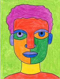 How To Draw An Abstract Self Portrait Art Projects For Kids In 2020 Self Portrait Art Kids Art Projects Art Drawings For Kids