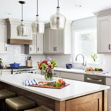 Subway tile backsplash is a great way to protect the wall from splashes and smears as well as accentuating your kitchen or bathroom. 75 Beautiful Kitchen With Beige Cabinets And Subway Tile Backsplash Pictures Ideas May 2021 Houzz