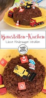 Einfacher Baustellen Kuchen Baggertorte Backen Macht Glucklich Rezept Bagger Torte Backen Mit Kindern Bagger Kuchen