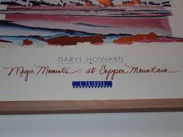Magic Moments at Copper Mountain signed print Daryl Howard