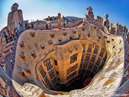 Ciudades autónomas), ceuta und melilla. Spanien Barcelona La Pedrera Casa Mila Gaudi Barcelona Gaudi Barcelona