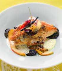 Perlhuhnbrust Auf Kolonialsauce Rezepte Lebensmittel Essen Essen