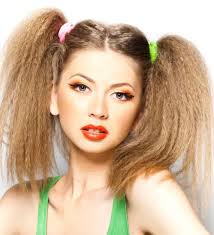 When you want your hair to pancake at the sides of your head and flow rather than hanging in a tapered ponytail, pull the rihanna's hair looks like a flowing waterfall of waves, and it's all thanks to the fact that she tied up only the top half, tugged at the crown for more volume, and waved the ends. Double Ponytail 10 Different 2 Ponytail Hairstyles For Girls