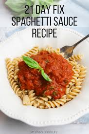 This Healthy Pasta Sauce Recipe Is Delicious And 21dayfix Spaghetti Sauce I Love Tha Healthy Spaghetti Sauce Homemade Spaghetti Sauce Easy Healthy Spaghetti