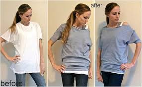 Trash To Couture Mens Tee Sewn Into Dolman Trash To Couture Diy Fashion Recycled T Shirts