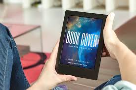 Digital E Book Reader Screen Mockup Book Cover Mockup Ebook Reader Ebook Cover Design