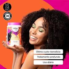 Creme Para Pentear Cabelo Brilho Máximo Salon Line 1kg