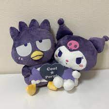 Kuromi & BAD BADTZ-MARU Cool & Purple SET Plush Doll BIG 37cm Furyu  | eBay