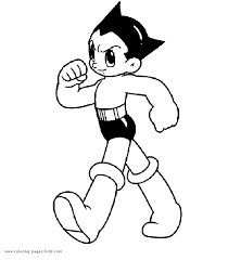 Enjoy these free printable fantastic astro boy coloring pages. Astro Boy Color Page Coloring Pages For Kids Cartoon Characters Coloring Pages Printable Colo Coloring Pages For Boys Boy Coloring Cartoon Coloring Pages