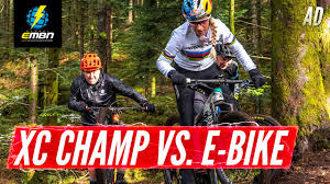 Pauline ferrand prevot finishes the uci xcc world cup in les gets, france on july 2nd, 2021. E Bike Vs Mountain Bike Which Is Faster Embn Vs Pauline Ferrand Prevot Youtube