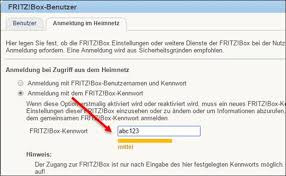 Avm Fritzbox Kennwort Andern Codedocu De Sonstiges