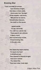 Pin By Stephanie Sanderlin On Typewriter Poe Poems About Stars Edgar Allan Poe