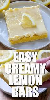 Homemade Creamy Lemon Bars Video Recipe Video Lemon Desserts Lemon Recipes Cake Mix Recipes