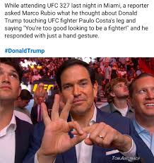 BroBible - Trump was seen on camera marveling at how 'beautiful' and 'good  looking' UFC fighter Paolo Costa is 😍😍😍 📲  brobible.com/sports/article/donald-trump-ufc-fighter-paulo-costa-beautiful/  | Facebook