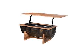 Find new reclaimed coffee tables for your home at. Reclaimed Whiskey Barrel Coffee Table With Lift Top From