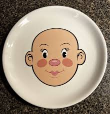 Ms. Fred FOOD FACE Plate Kids Can Design & Style Their Own Food Before  Eating