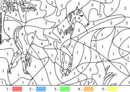 Coloriage Magique Cheval Et Des Centaines De Coloriages Coloriages Magiques A Imprimer Coloriage Magique Coloriage Cheval Coloriage