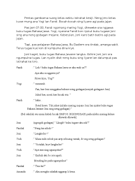 Naskah drama pak bayan gagal nyaleg. Drama Bahasa Jawa