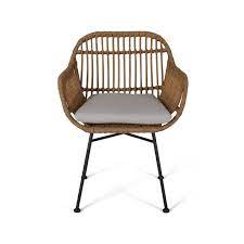 Color please select a color. Rodney Indoor Woven Faux Rattan Chairs With Cushions Set Of 2 Light Brown And Beige Finish Walmart Com Walmart Com
