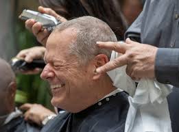 Gov. Baker gets clipped for a good cause -- Boston Children's Hospital