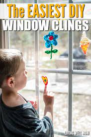 Make Your Very Own Diy Window Clings And This Is The Easiest Way To Do It Simple Super Fun And Creative Kids Of Diy Window Clings Diy Window Window Clings