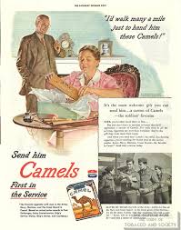 I'd walk a mile for a camel. N D The Saturday Evening Post Camel I D Walk Many A Mile Just To Hand Him These Camels The Center For The Study Of Tobacco And Society