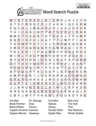 Learn about simple machines—levers, pulleys, an inclined plane, a wedge, screws, and a wheel and axle—with these free printables. Avengers Word Search Worksheet Teaching Squared