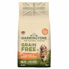 Harringtons Grain Free Hypoallergenic Chicken Sweet Potato Dog Food 2kg Wilko