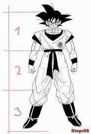 How To Draw Goku From Dragon Ball Z - Full Body | Art Amino